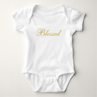 Gesegneter Baby-Jersey-Bodysuit