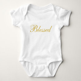 Gesegneter Baby-Jersey-Bodysuit Baby Strampler