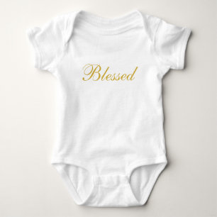 Gesegneter Baby-Jersey-Bodysuit Baby Strampler