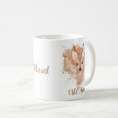 Gesegneter Bambi Dee Fügen Sie Ihren Namen hinzu Kaffeetasse (VorderseiteRechts)