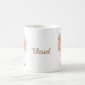 Gesegneter Bambi Dee Fügen Sie Ihren Namen hinzu Kaffeetasse (Mittel)