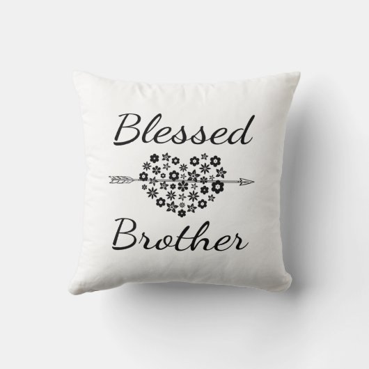 Gesegneter Bruder Kissen (Rückseite)