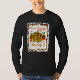 Gesegneter Dankbarer Erntedanktag Leopard T-Shirt