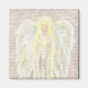 Gesegneter Engel des goldenen Lichtes Magnet