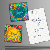 Gesegneter Hübscher Spaß Blumen Moderne Inspirivit Magnet