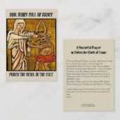 Gesegneter Jungfrau-Mary-Durchschlag die Visitenkarte (Vorne/Hinten)