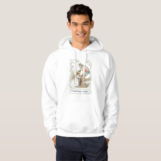 Gesegneter Jungfrau-MaryHoodie Hoodie (Vorne ganz)
