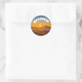 Gesegneter Klassischer Rund Sticker (Tasche)