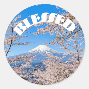 Gesegneter Klassischer Rund Sticker