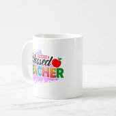 Gesegneter Lehrer Kaffeetasse (Vorderseite Links)