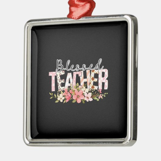 Gesegneter Lehrer Ornament Aus Metall (Links)