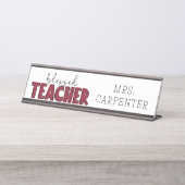 Gesegneter Lehrer Schreibtischnamensplakette (Vorderseite )