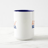 Gesegneter Lehrer Wordart Tasse (Zentrum)