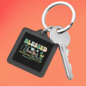 Gesegneter Lehrer zurück zum Schuldesign Schlüsselanhänger