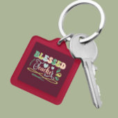 Gesegneter Lehrer zurück zum Schuldesign Schlüsselanhänger