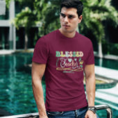 Gesegneter Lehrer zurück zum Schuldesign T-Shirt