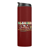 Gesegneter Lehrer zurück zum Schuldesign Thermosbecher (Nach rechts gedreht)