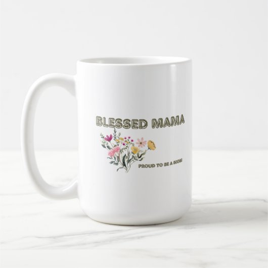 Gesegneter Mama-Becher Kaffeetasse (Links)