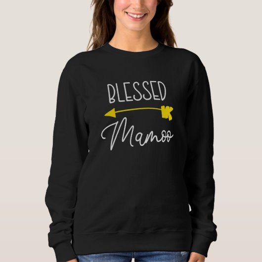 Gesegneter Mamoo Süß Kühl Sweatshirt (Vorderseite)