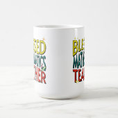 Gesegneter Mathematiklehrer Kaffeetasse (Mittel)