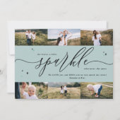 Gesegneter Multi-Foto-Stern-Urlaub Feiertagskarte (Rückseite)