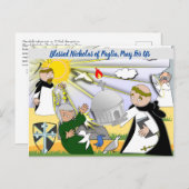 Gesegneter Nikolaus von Paglia Postcard Postkarte (Vorne/Hinten)