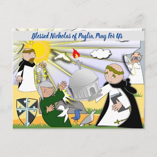 Gesegneter Nikolaus von Paglia Postcard Postkarte (Vorderseite)