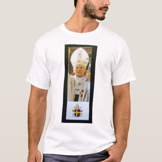 Gesegneter Papst Johannes Paul II. T-Shirt (Vorderseite)