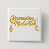 Gesegneter Ramadan Button (Vorderseite)