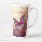 Gesegneter Schmetterling und Paisley und Blume Milchtasse (Rechts)