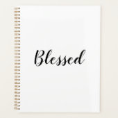 Gesegneter Schwarz-weißer, benutzerdefinierter Skr Planer (Vorderseite)