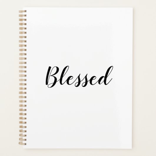 Gesegneter Schwarz-weißer, benutzerdefinierter Skr Planer (Vorderseite)