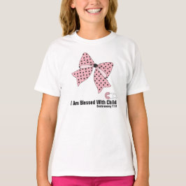 Gesegneter T - Shirt für die Mutterschaft von Frau