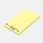 Gesegneter Tag Post-it Klebezettel (angewinkelt)