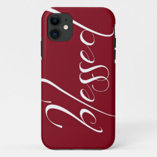 Gesegneter tiefroter Aussage iPhone 5s Fall Case-Mate iPhone Hülle