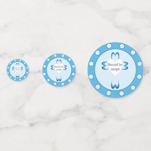 Gesegneter Tisch Confetti Konfetti (Vorderseiten)