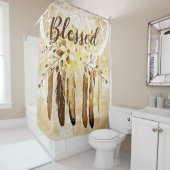 Gesegneter Träumer Duschvorhang (Beispiel)