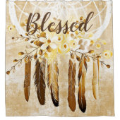 Gesegneter Träumer Duschvorhang (Vorderseite)