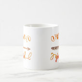 gesegneter und dankbarer Erntedank Kaffeetasse (Mittel)