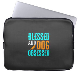Gesegneter und hundbesessener Hundeliebhaber Laptopschutzhülle
