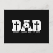 Gesegneter Vater Daddy Cross Christlichen religiös Postkarte (Vorderseite)