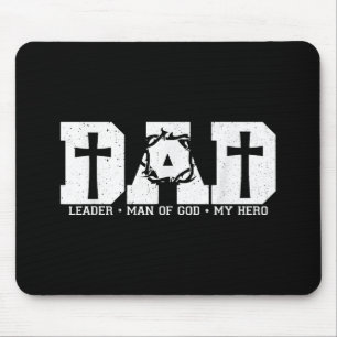Gesegneter Vater Daddy Kreuz Christlich Religiös V Mousepad