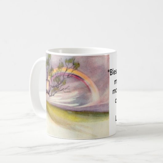 Gesegneter Vater Kaffeetasse (Vorderseite Links)