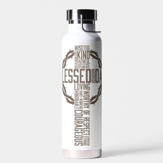 Gesegneter Vater Trinkflasche (Links)