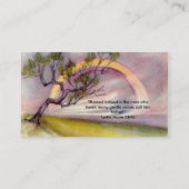 Gesegneter Vater Visitenkarte (Rückseite)