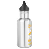 Gesegnetes Abenteuer Edelstahlflasche (Links)