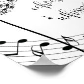 Gesegnetes Assurance Hymn Christlich Poster (Ecke)