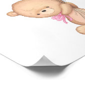 Gesegnetes Baby Girl Kinderzimmer Poster (Ecke)