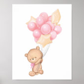 Gesegnetes Baby Girl Kinderzimmer Poster (Vorne)