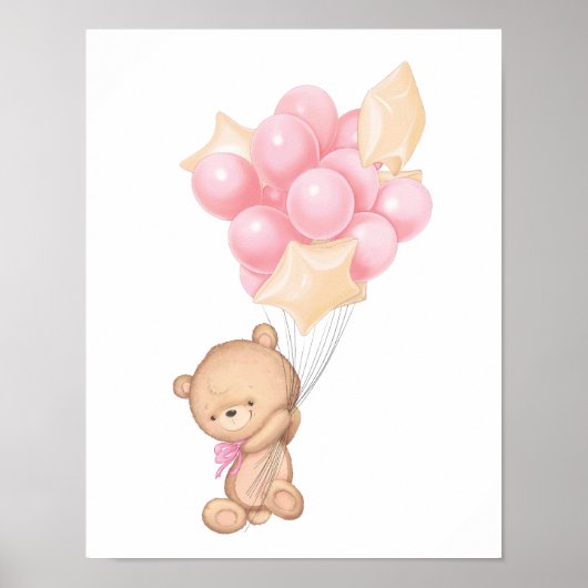 Gesegnetes Baby Girl Kinderzimmer Poster (Vorne)